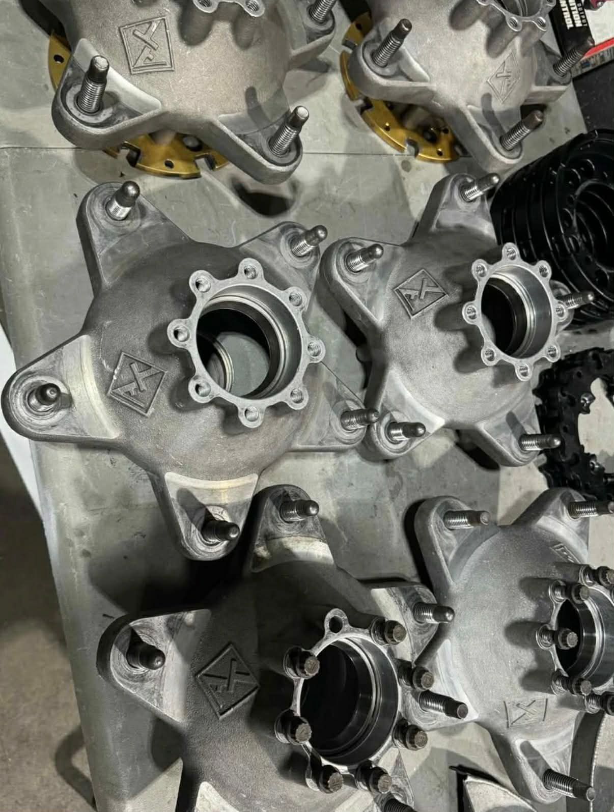 7x AcroTech Bare 8 Bolt Wide 5 Hubs
