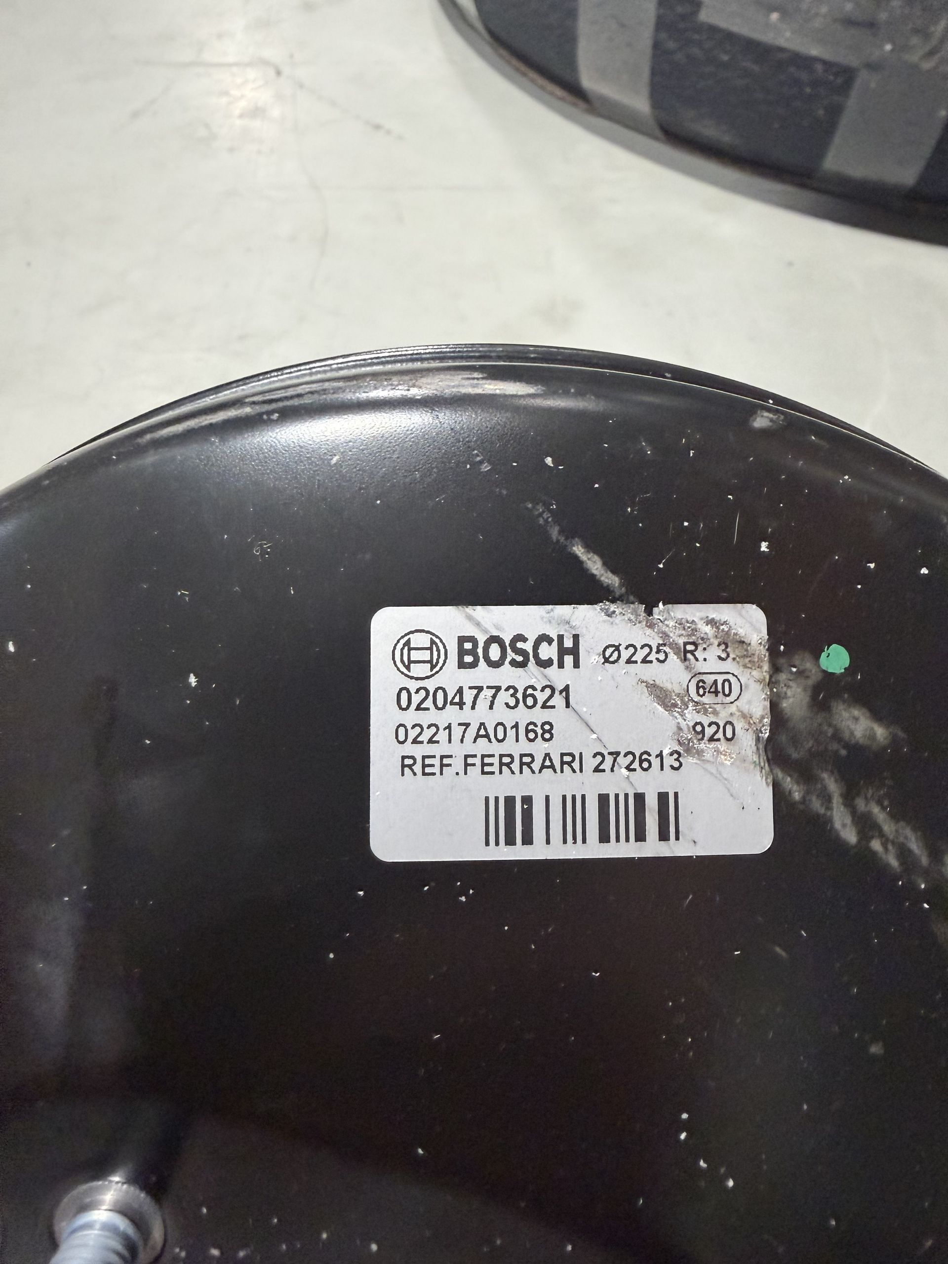 Ferrari 488 Brake Booster