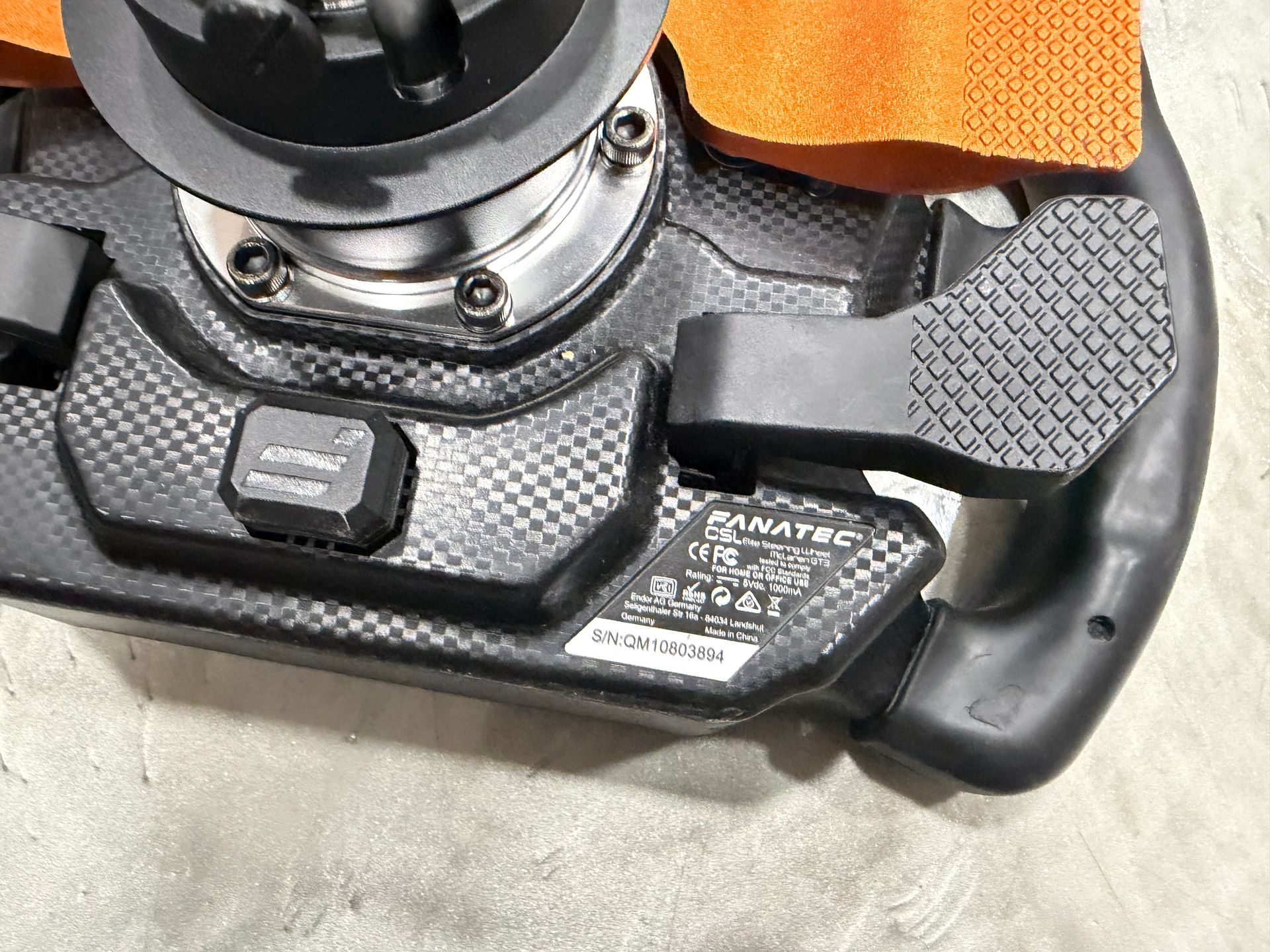 Mclaren Fanatec GT3 Sim Racing Wheel