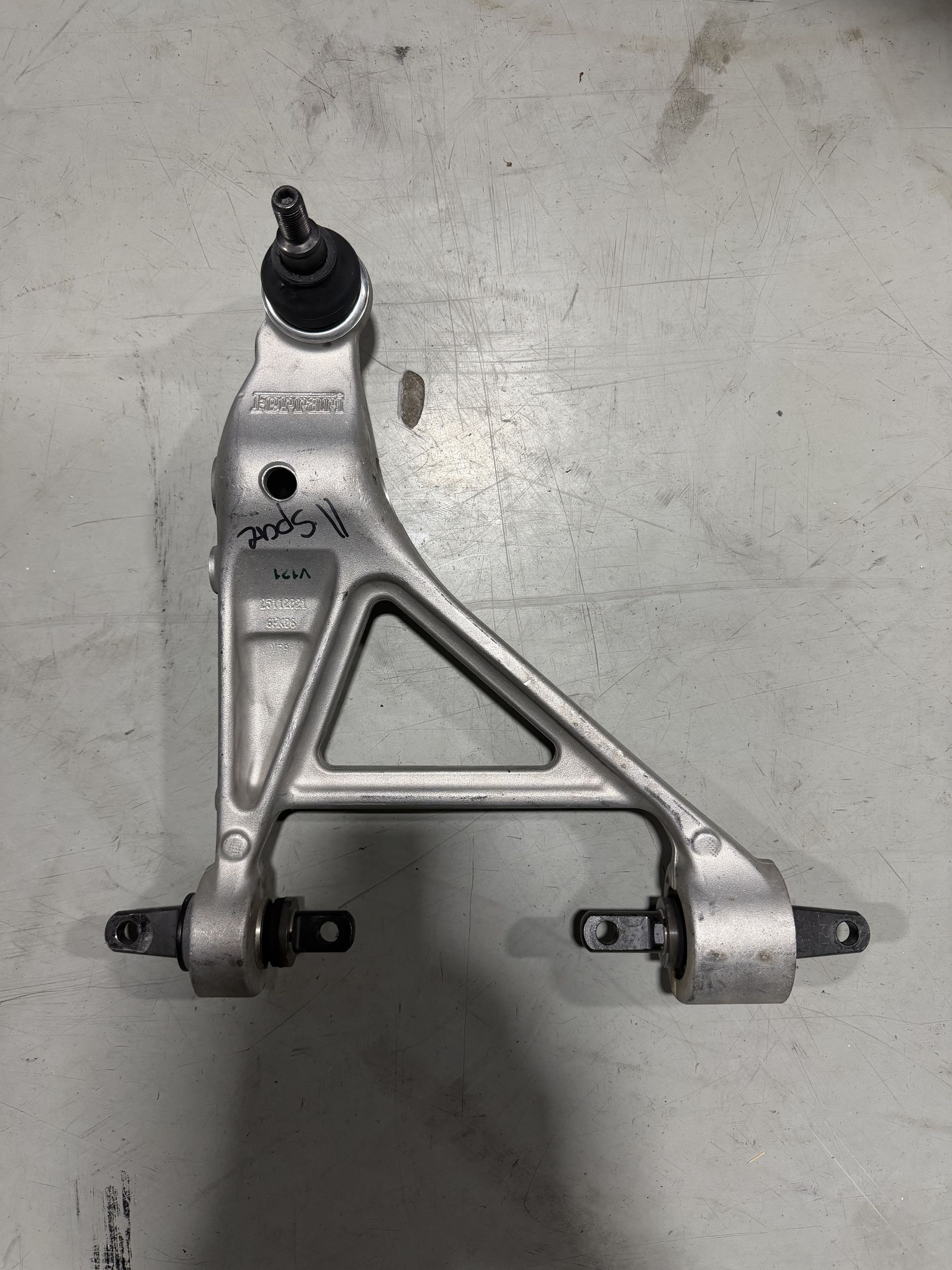 Ferrari 488 Challenge Lower Control Arm RF